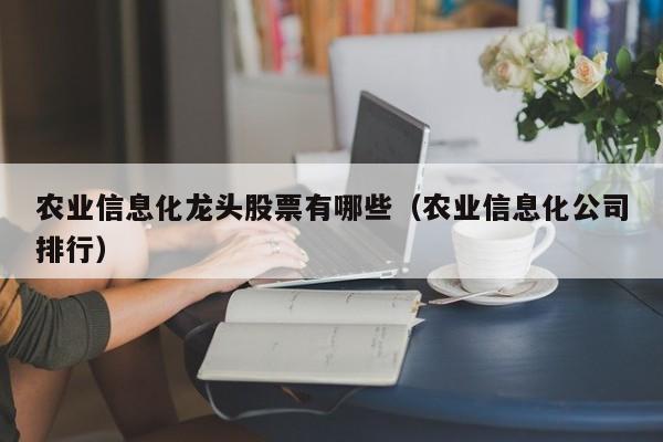 云开·全站APPLY体育官方平台-农业信息化龙头股票有哪些（农业信息化公司排行）